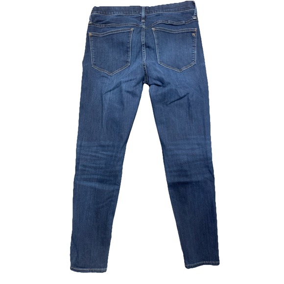 Madewell‎ Maternity Skinny Jeans Womens 30 Blue Low Rise Stretch Dark Wash - Picture 2 of 9